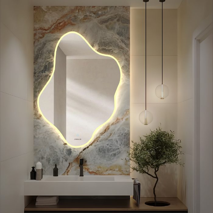 Contemporary LED mirror