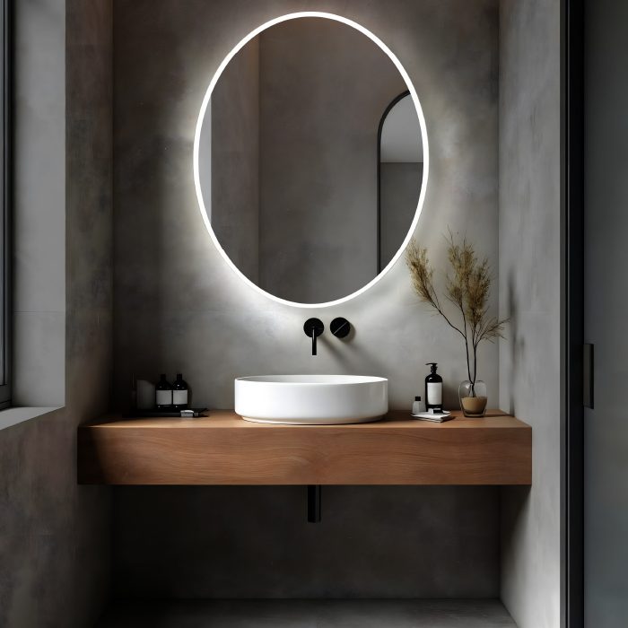 Modern LED mirror