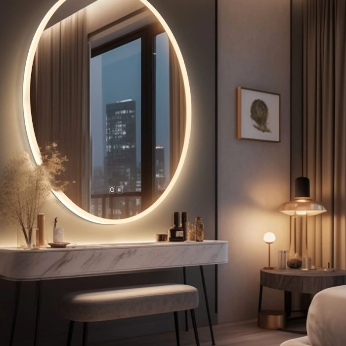 Customizable LED mirror