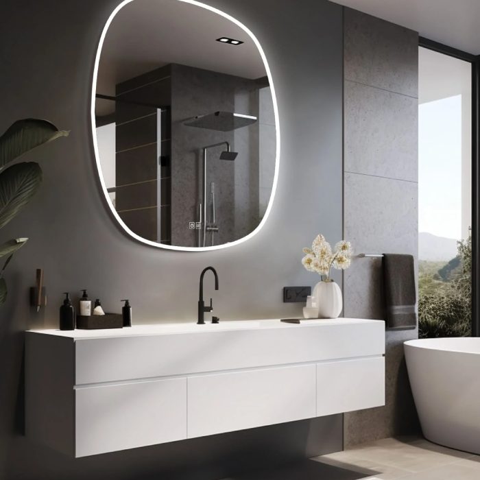 Customizable LED mirror
